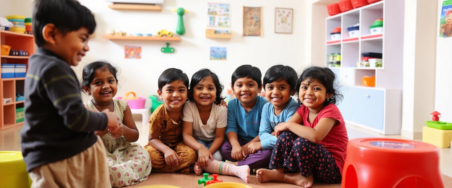 Happy children learning and playing at Care Therapy Centre